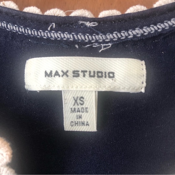 Max Studio - Navy Blue A-Line Dress❗️ - Picture 5 of 5